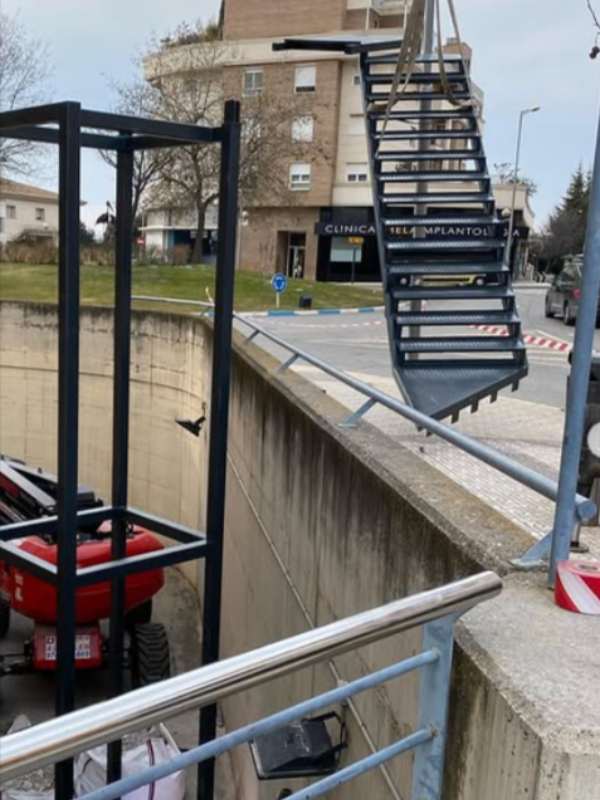 Escalera de emergencia